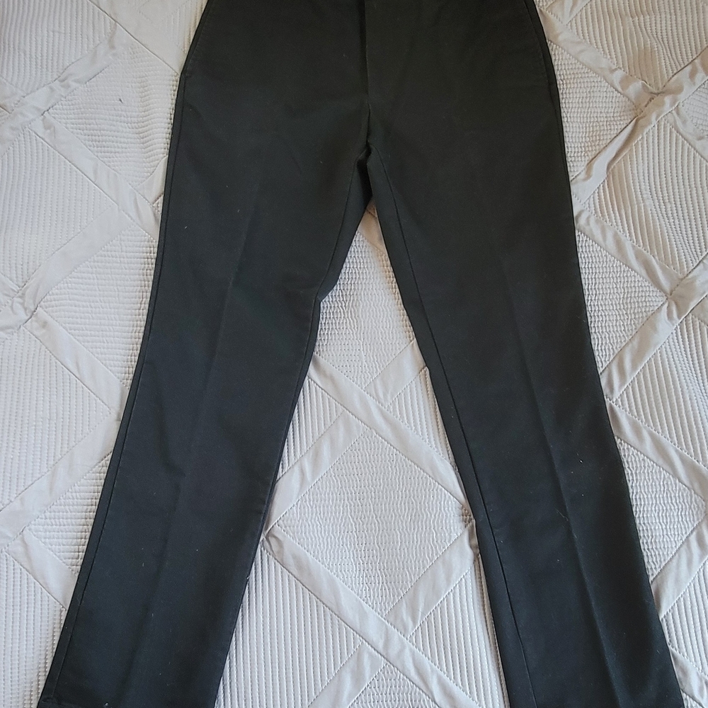 Elegant Black Men's Dress Pants Van Huesen Flex 32x32